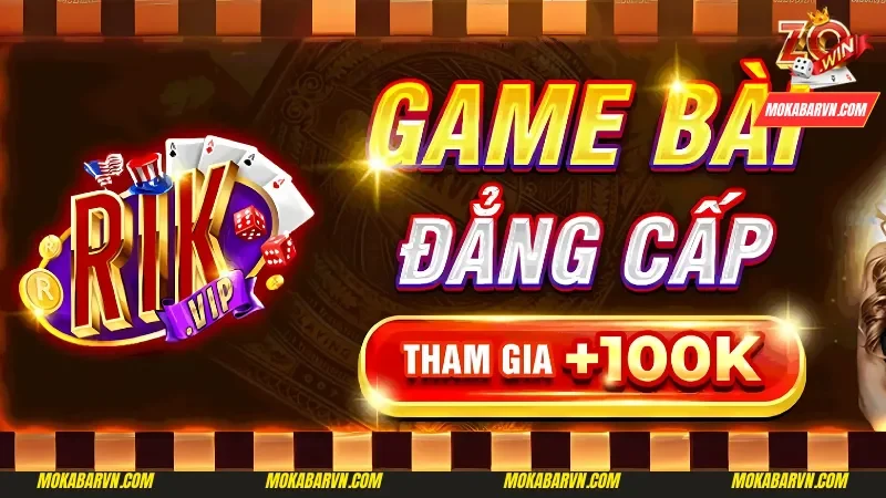 Cổng game đánh bài đổi thưởng tặng vốn Rikvip được nhiều người thích thú