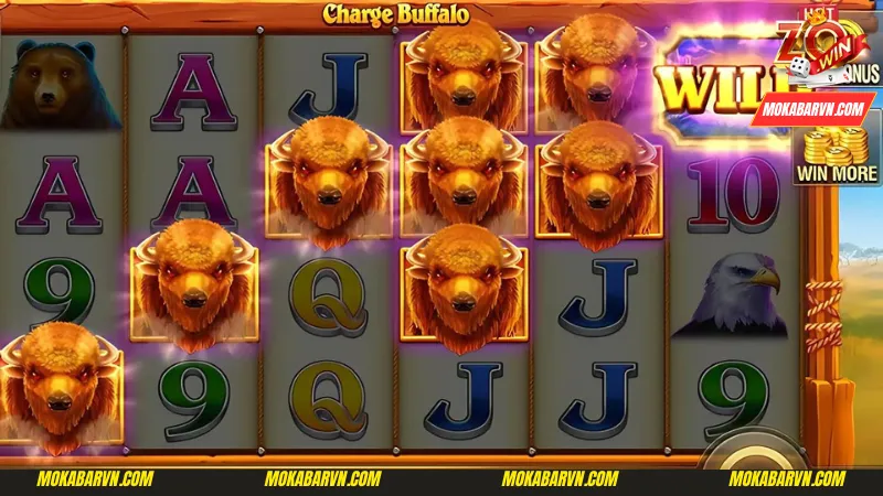 Hướng dẫn người chơi cách quay hũ trong game Slot Charge Buffalo